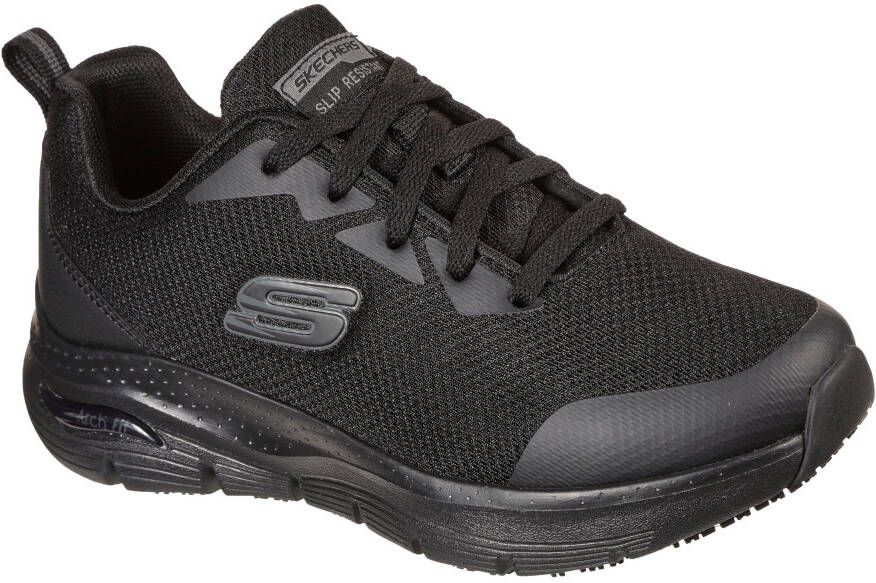 Skechers Werkschoenen ARCH FIT SR Veterschoen voor de horeca onderhoud met slipvaste zool