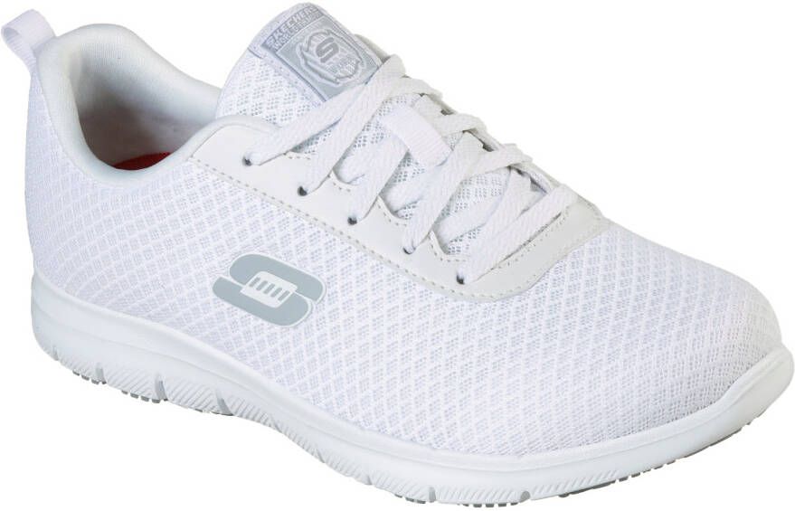 Skechers Werkschoenen Ghenter-Bronaugh veterschoenen Veterschoen voor de horeca met memory foam binnenzool