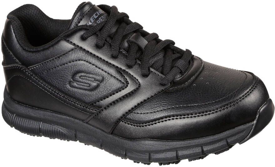 Skechers Werkschoenen NAMPA WYOLA Veterschoen voor horeca zorg met comfortabele binnenzool