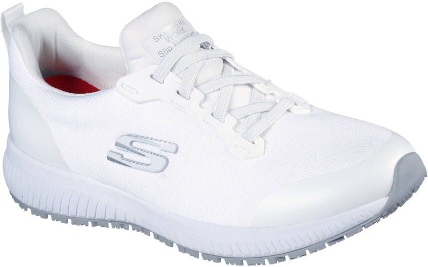 Skechers Werkschoenen SQUAD SR sneakers voor horeca & zorg met gepolsterde schacht