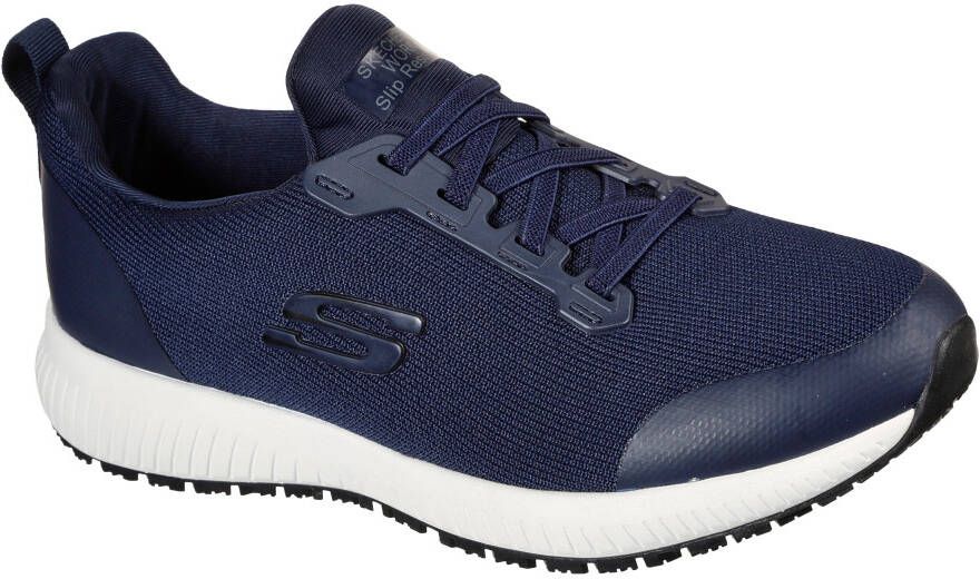 Skechers Werkschoenen SQUAD SR sneakers voor horeca & zorg met gepolsterde schacht