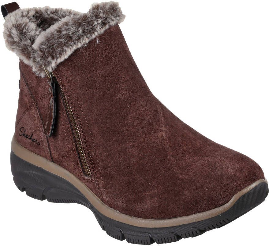 Skechers Winterlaarzen EASY GOING HIGH ZIP met kraag van imitatiebont