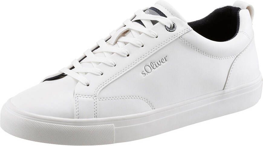 S.Oliver Witte Casual Sneakers voor Mannen White Heren - Foto 2