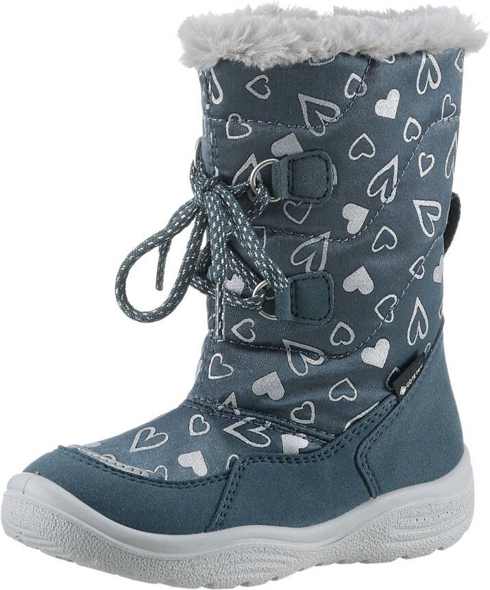 Superfit Winterlaarzen CRYSTAL WMS: middel Sneeuwlaarzen veterschoenen winterlaars met glitter