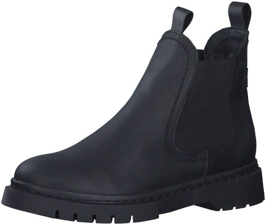 Tamaris Chelsea-boots blokhak instap laarzen enkellaars met twee aantrekloopjes