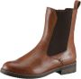 Tamaris Chelsea-boots hakken enkellaars zakelijke schoen met t-logo-decoratie - Thumbnail 2