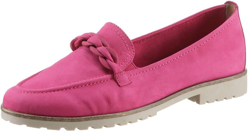 Tamaris Loafers Chunky slipper plateau slipper met zijstretch-inzetten