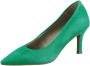 Tamaris Suède Groene Trendy Hakken Pumps Green Dames - Thumbnail 3