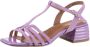 Tamaris Elegante paarse sandalette met trendy hak Purple Dames - Thumbnail 5