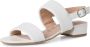 Tamaris Witte Casual Open Platte Sandalen White Dames - Thumbnail 2