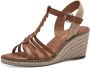 Tamaris Comfortabele sleehak sandalen met stijlvolle details Brown Dames - Thumbnail 5