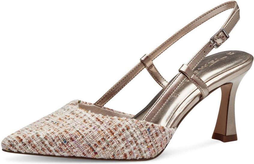 Tamaris Slingback pumps avondschoen feestdagenschoen met 7 5-cm-stilettohak