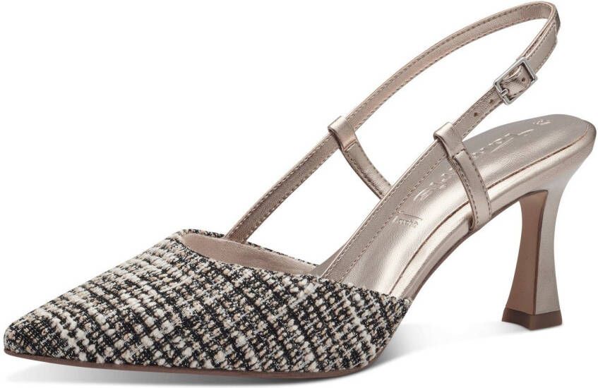 Tamaris Slingback pumps avondschoen feestdagenschoen met 7 5-cm-stilettohak