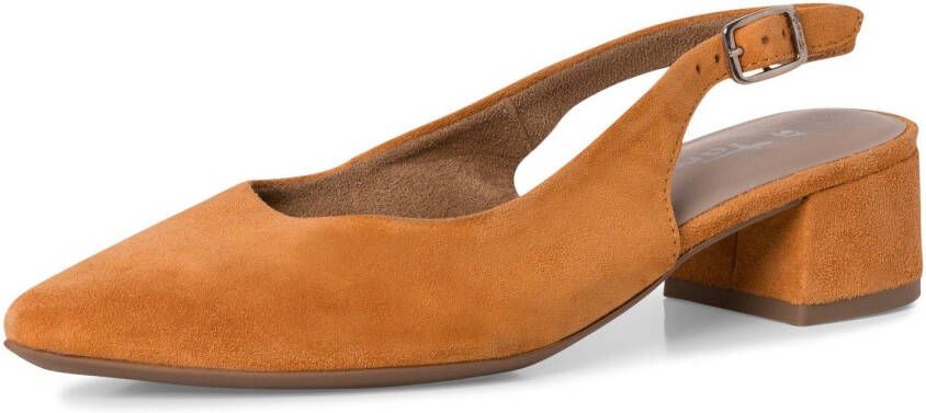 Tamaris Slingback pumps blokhak avondschoeh zomerschoen met verstelbare band