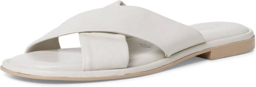 Tamaris Wit Leren Zomer Slipper White Dames - Foto 3