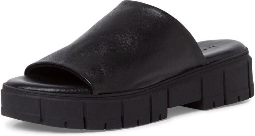 Tamaris Slippers platform summer shoe slippers in monochrome look