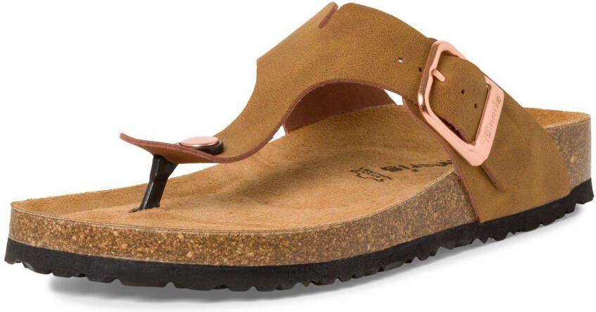 Tamaris Teenslippers Corra zomerschoen slippers met comfortabele tussenstuk voor de tenen