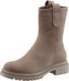 Tamaris Beige Warmgevoerde Dames Enkellaars Beige Dames - Thumbnail 5