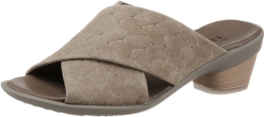 Think! Slippers Zaza met fijne stempeldruk