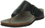 Think! Teenslippers Julia wedge heel summer shoe slippers in lightly shiny look - Thumbnail 1