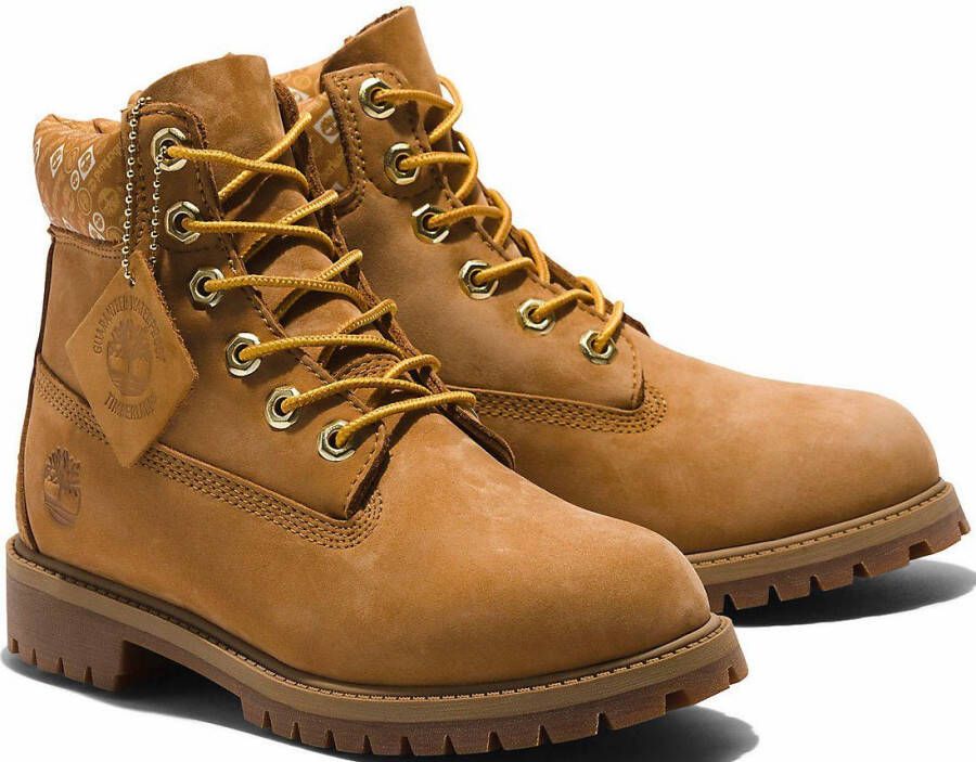 Timberland 6 In Premium Boot 0A5SY6 voor een jongen Geel Trappers Laarzen - Foto 2