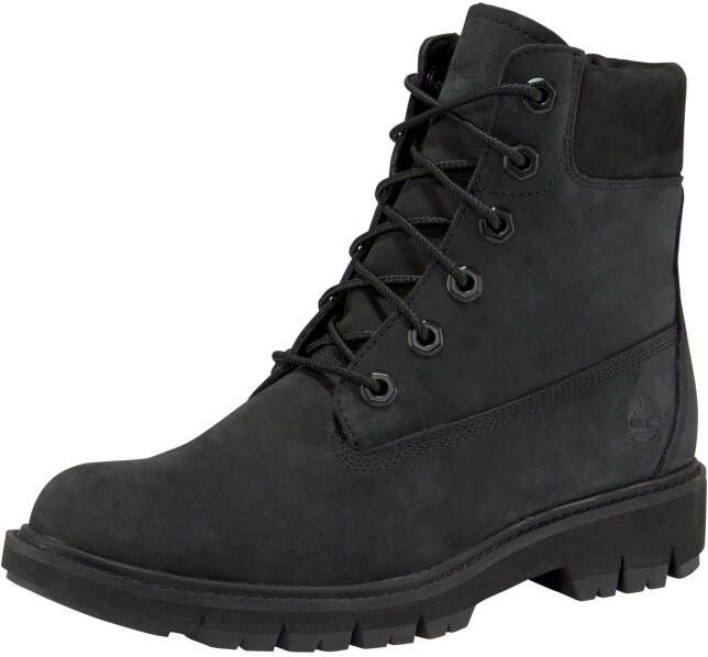 Timberland Outdoor FAshion Lucia Way 6in Boot Veterboots Laarzen Met Veters Dames Zwart - Foto 2