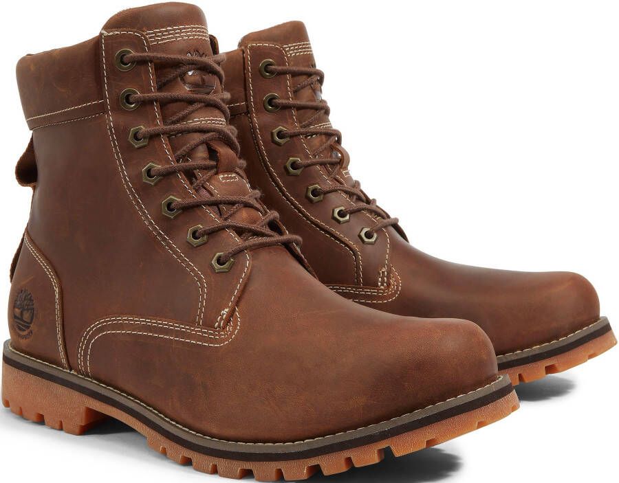 Timberland Rugged WP II 6 in Plain Toe Bo Bruin Leer Veterboots Heren - Foto 2