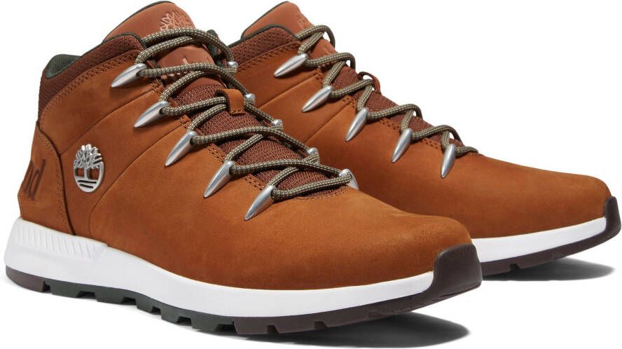 Timberland Bruin Tinten Sprint Trekker Mid Men Veterboots Laarzen Met Veters Heren Camel - Foto 2