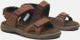 Timberland Governor's Island 3 Strap Heren Sandalen Dark Brown - Thumbnail 2