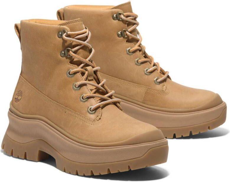 Timberland Veterlaarsjes ROXIE LANE MID LACE UP BOOT Winterschoenen winterlaarzen veterschoenen winterlaarzen