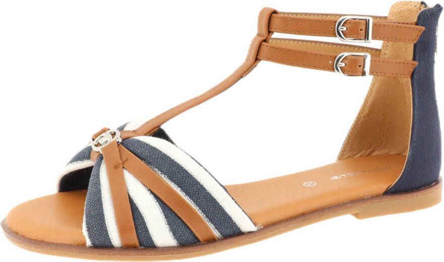 Tom Tailor Sandalen MAIKE zomerschoen sandaal blokhak met verstelbare gespen