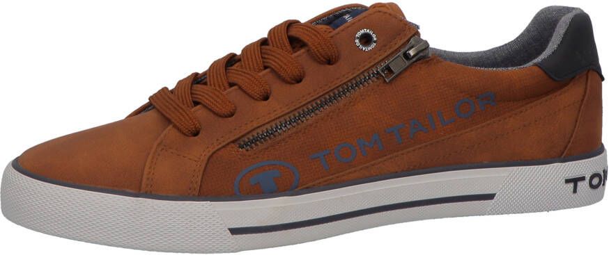 Tom Tailor Sneakers met zijrits vrijetijdsschoen halve schoen veterschoen