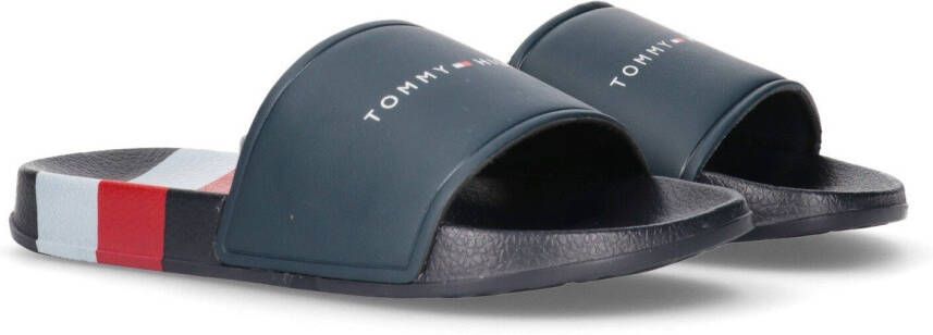 Tommy Hilfiger Badslippers Strepen zomerschoen badslippers poolslides in " kleurstelling