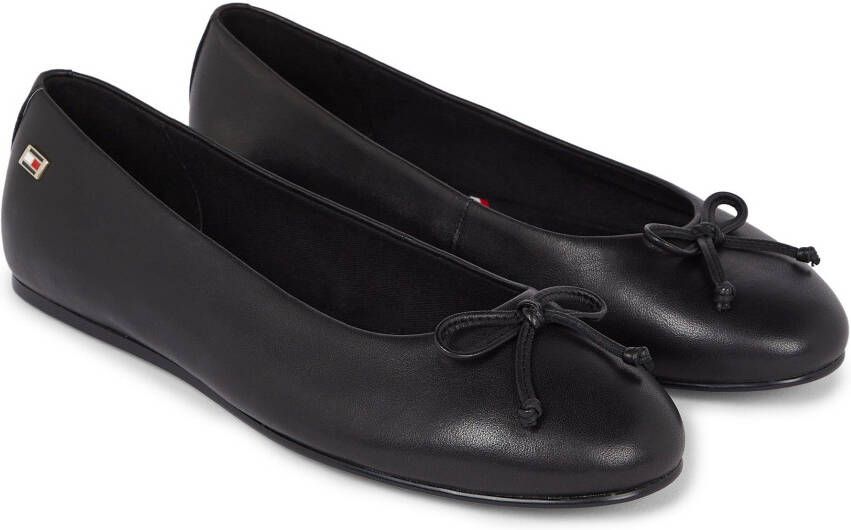 Tommy Hilfiger Ballerina's met sierstrik model 'ESSENTIAL CHIC'