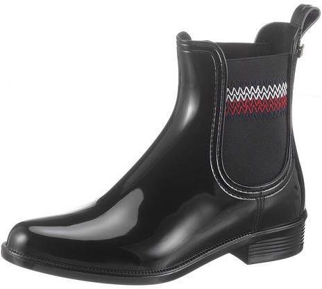 tommy hilfiger corporate elastic chelsea boot