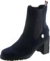 Tommy Hilfiger Blauwe Enkellaarsjes Outdoor High Heel Boot - Thumbnail 2