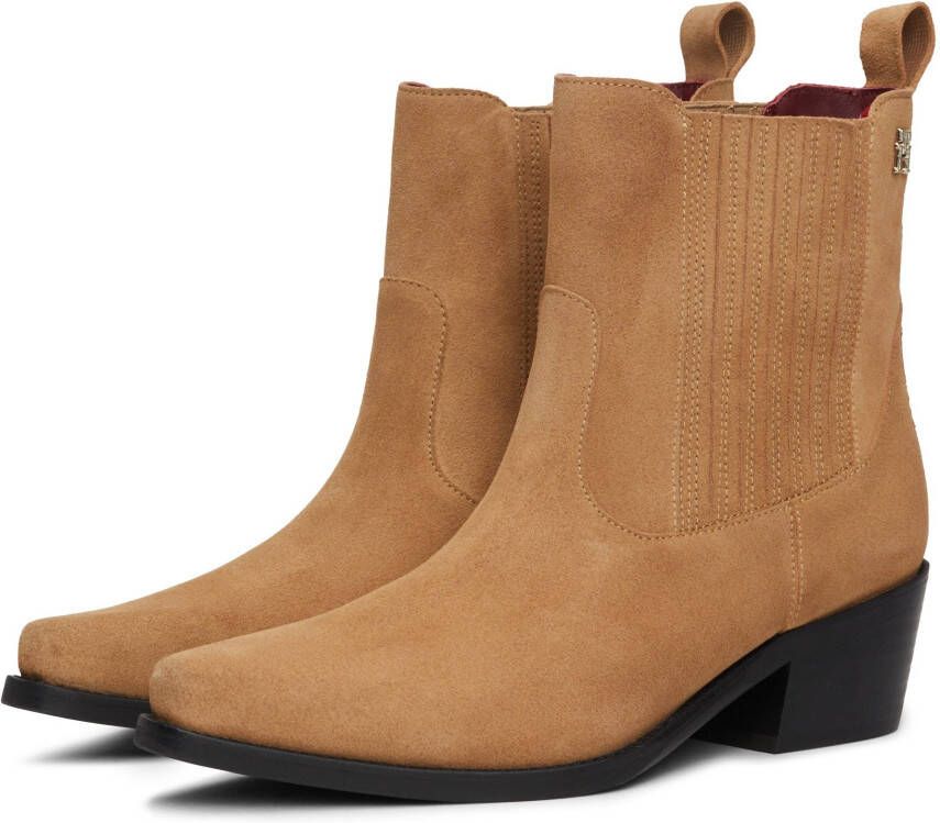 Tommy Hilfiger Cowboylaarsjes TH SUEDE COWBOY BOOT