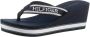 Tommy Hilfiger Dianets HILFIGER WEDGE BEACH SANDAL wedge heel summer shoe toe separator with fashionable wedge heel - Thumbnail 6