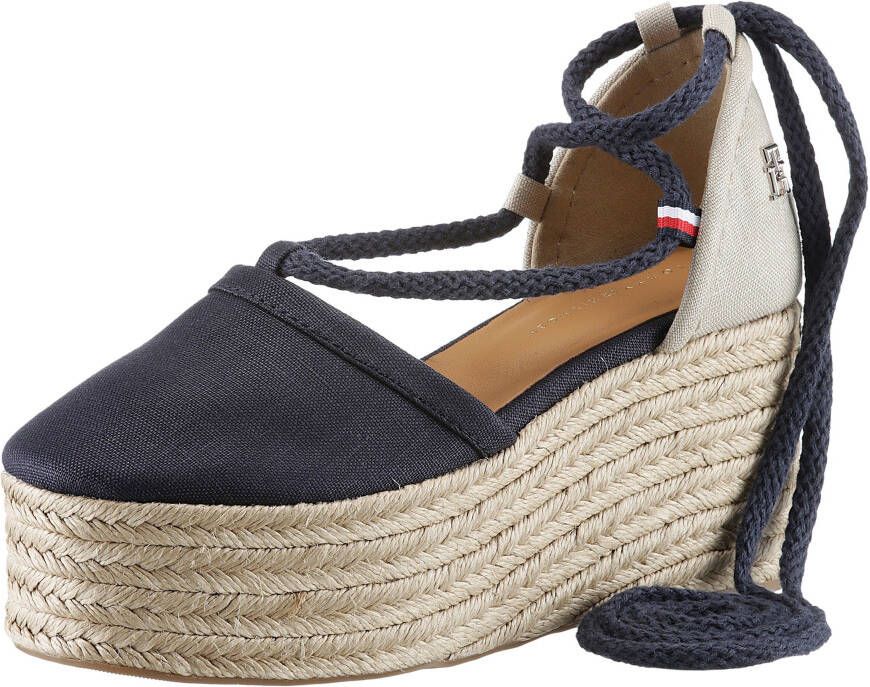 Tommy Hilfiger Espadrilles CLOSED TOE LINEN FLATFORM