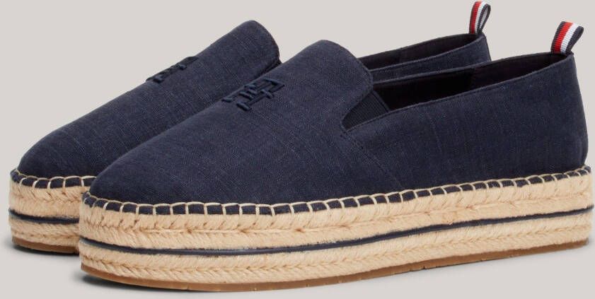 Tommy Hilfiger Espadrilles TH EMBROIDERED CANVAS FLATFORM