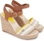 Tommy Hilfiger Highheel sandaaltjes FEMININE CROCHET HIGH WEDGE - Thumbnail 1