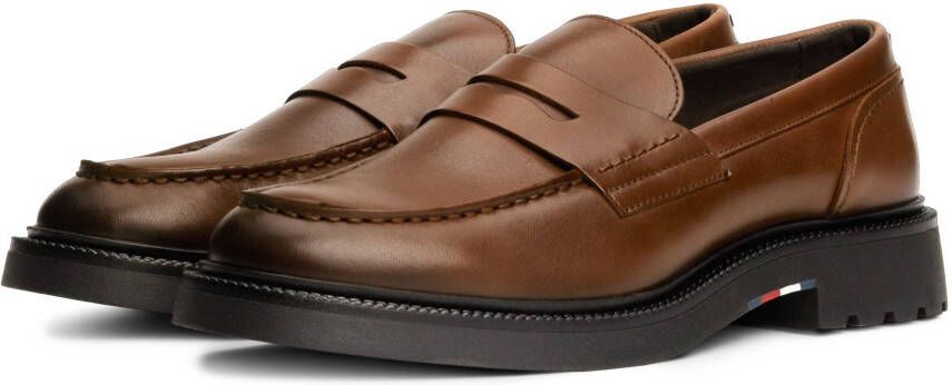 Tommy Hilfiger Instappers LIGHT HILFIGER LEATHER LOAFER