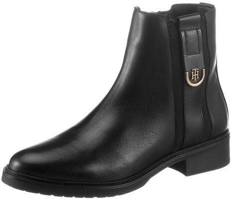 Tommy Hilfiger Laarsjes TH HARDWARE LEATHER FLAT BOOT