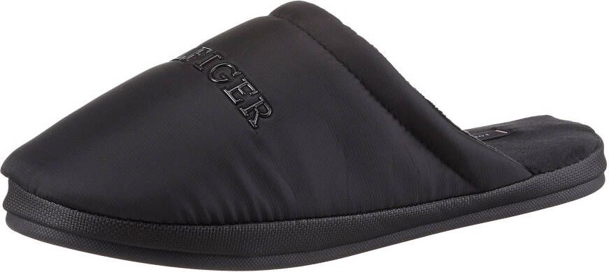 Tommy Hilfiger Pantoffels NYLON HILFIGER HOUSE SHOE casual mode pantoffel slippers instapschoen met logo-opschrift