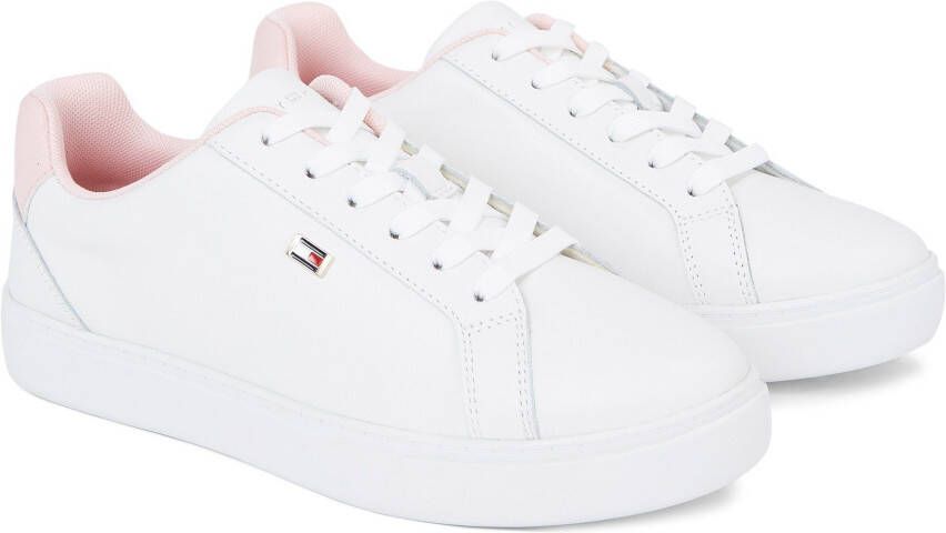 Tommy Hilfiger Witte Lace-Up Sneaker met Contrastdetails White Dames - Foto 1