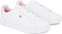 Tommy Hilfiger Witte Lace-Up Sneaker met Contrastdetails White Dames - Thumbnail 1