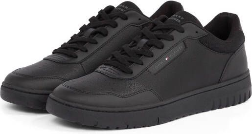 Tommy Hilfiger Plateausneakers TH BASKET CORE LITE LTH freizeitschoen veterschoen lage schoen met gevoerde schacht