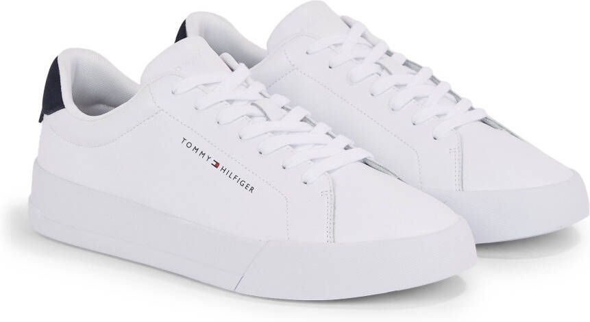 Tommy Hilfiger Plateausneakers TH COURT LEATHER GRAIN ESS