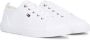 Tommy Hilfiger Witte Canvas Lage Sneakers White Dames - Thumbnail 2