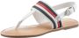 Tommy Hilfiger Sandalen FLAT SANDAL CORPORATE met strepen in tommy-kleuren - Thumbnail 2